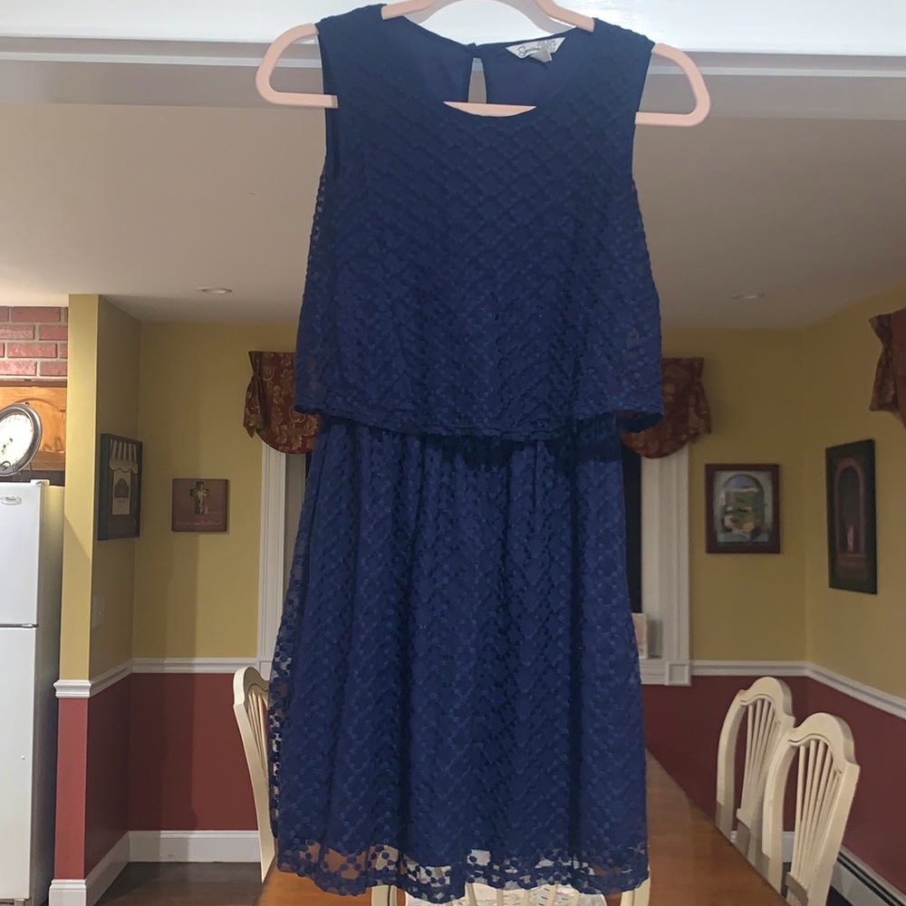 Navy Blue Layered dress
